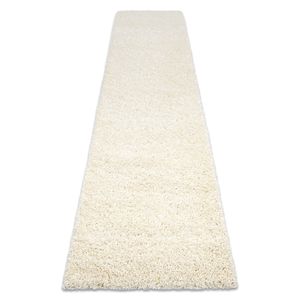 Teppich, Läufer SOFFI shaggy 5cm creme - in die Küche, Halle, Korridor beige 70x300 cm