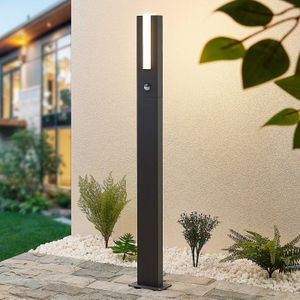 Lucande LED Außenleuchte 'Virgalia' in schwarz aus Aluminium