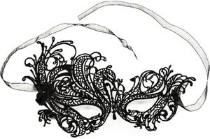 Oblique Unique Venezianische Maske y Spitzen Augenmaske Karneval - Model 1
