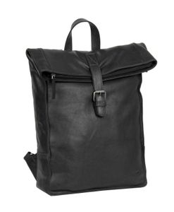 MUSTANG Leder Rucksack Laptoprucksack mit Laptopfach Memphis Backpack Black schwarz