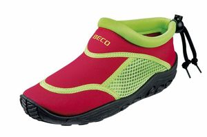 BECO Kinder-Surfschuhe rot/grün 21