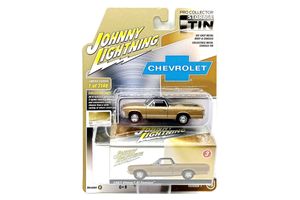 Johnny Lightning JLCT009B-3 Chevrolet El Camino gold metallic 1967 - TIN BOX Collector 2022 R1 Maßstab 1:64 Modellauto