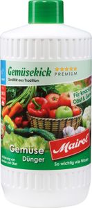 Mairol® Gemüsekick Flüssigdünger Liquid - 1 Liter für 500 Liter