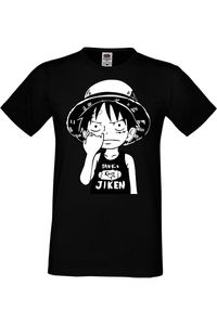 Luffy Herren T-shirt Comics Manga Japan Anime Animation Gift, 4XL / Schwarz