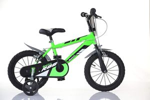 DINO Bikes - Kids bike 14 "414UZ - green 2017