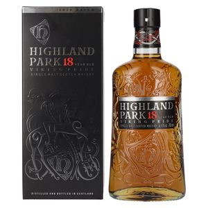 Highland Park 18 Jahre Viking Pride Single Malt Scotch Whisky in Geschenkpackung | 43 % vol | 0,7 l