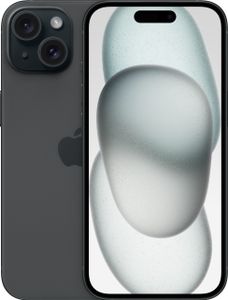 Apple iPhone 15 256GB Schwarz mit 48MP Kamera und USB-C - MTP63QL/A