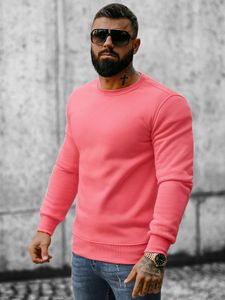 Ozonee Herren-Sweatshirt Florentiner Rosa XL