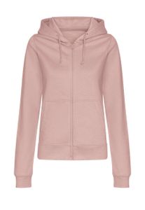 Just hoods Damen Sweatjacke Kapuzenpullover Sweatshirt Hoodie Pulli, Größe:L, Farbe:Dusty Pink