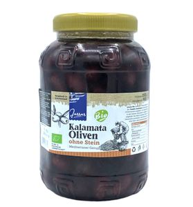 Kalamata Oliven ohne Stein 900g Jassas GR15