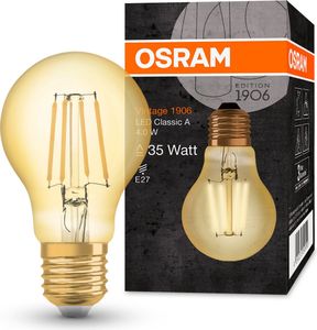 Osram LED Leuchtmittel Vintage 1906 E27 4W warmweiß, amber