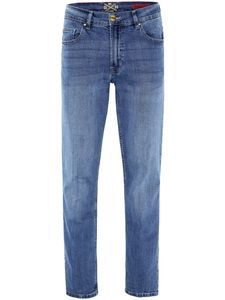 Oklahoma Jeans Jeans mit raffiniertem Schnitt blau