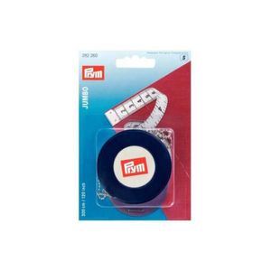 PRYM Rollmaßband Jumbo, 300 cm / 120 inch, weißes Band