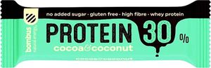 Bombus Protein 30% 50 g Kakao-Kokosnuss / Riegel, Cookies & Brownies / Glutenfreier Proteinriegel ohne Zuckerzusatz und Palmöl