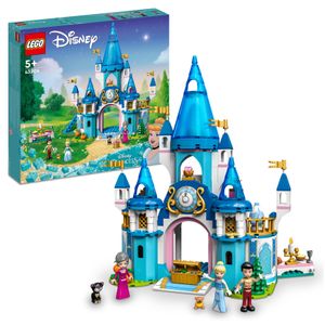 LEGO 43206 Disney Princess Cinderellas Schloss mit 3 Mini-Puppen