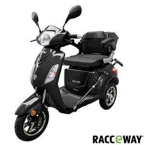 RACCEWAY® VIA-MS09 elektrický trojkolesový vozík, čierny lesklý