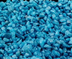 Bodengrund, Einstreu Indian 2 kg Aquarienkies blau