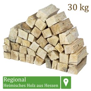 Brennholz Kaminholz Kiefer  Holz 30 kg Für Ofen und Kamin Kaminofen Feuerschale Grill Feuerholz Holzscheite Wood 25 cm kammergetrocknet flameup