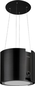 Klarstein Skyfall Smart digestor - voľne zavesený digestor, recirkulácia/odvod vzduchu, ovládanie aplikáciou a gestami, 45 x 42 cm (ØxŠ), 402 m³/h, 200 W, 3 úrovne, LED osvetlenie, čierny
