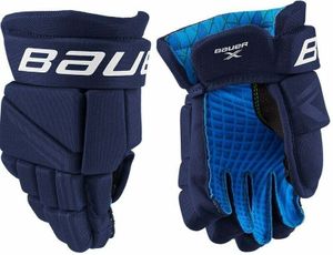 Bauer S21 X YTH 8 Navy Eishockey-Handschuhe