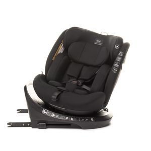 4BABY Kindersitz ROTO-FIX 360° Autositz Autokindersitz 0-36 kg 0-12 Jahre mit ISOFIX SPS Seitenschutz einstellbare Kopfstütz, Schwarz