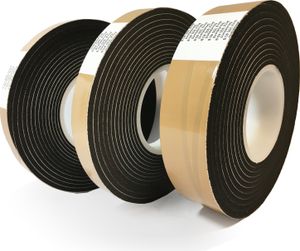 5,6m Komprimierband Acryl 300 30/6, Bandbreite 30mm, expandiert von 6 auf 30mm, anthrazit, Fugendichtband Kompriband Fugenabdichtung Dichtungsband Fensterdichtband Quellband Fugendichtband