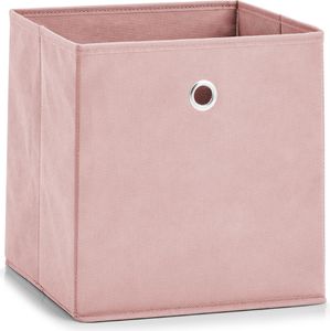 Zeller Aufbewahrungsbox Korb Vlies Rose Faltbar 28 x 28 x 28 cm
