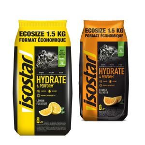 Isostar Hydrate & Perform 1500 g orange / Sportgetränke / Iso / Elektrolyte / Beliebtes und wirksames isotonisches Sportgetränk