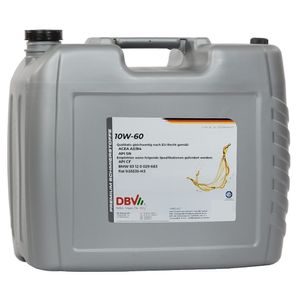 DBV 10W/60 (vollsysnthetisch) 20-Liter-Kanister