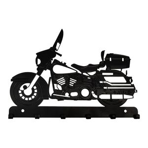 Schlüsselbrett Hakenleiste Motiv Harley Davidson schwarz