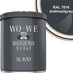 Schwimmbadfarbe Poolfarbe Schwimmbeckenfarbe SL400 Anthrazitgrau RAL7016 - 750ml