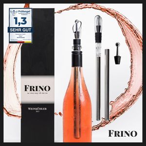 FRINO™ Weinkühlstab Set [2 GRÖSSEN] Premium Weinkühler mit Ausgießer