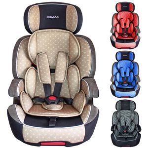 XL-518-Beige Auto Kindersitz / Sitzerhöhung (Braun/Schwarz/Grau) für Kinder von 9 - 36 kg (Klasse I, II, III) mit ISOFIX