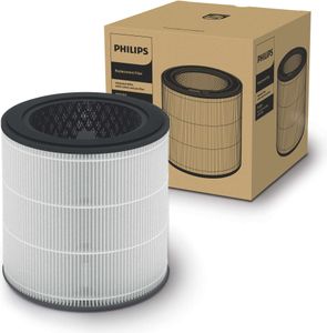 Philips Original Ersatz HEPA 3-in-1 Aktivkohle Filter für AC0830/10, absaugbar, bis zu 12 Monate (FY0293/30)