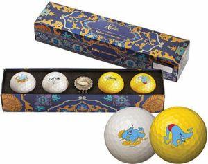 Piłka golfowa Volvik Solice Disney 4 Pack Aladdin Golfové lopty