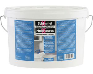 SchimmelX Kalk-Mineral-Anstrich weiß 5 l