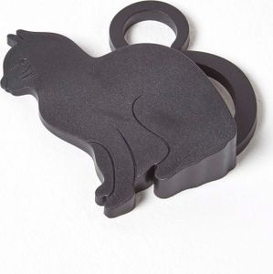 HOMESCAPES Türkeil im Katzen-Design