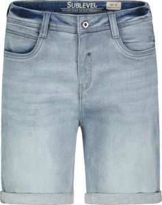 Sublevel Bermuda Jeansshorts mit umgeschlagenem Saum Größe: 34W
