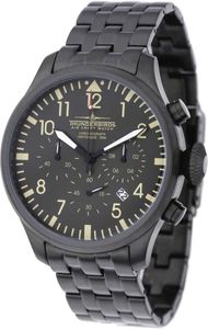 Thunderbirds Fliegeruhr Chronograph TB1076-03 Edelstahlband 47 mm