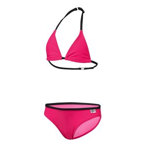 BECO SEALIFE Mädchen Kinder Triangel Bikini Badeanzug Größe 128 pink/schwarz UV50+
