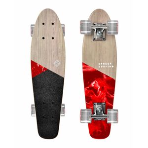 Skateboard aus Holz Street Surfing Cruiser Beach Board Blood Mary