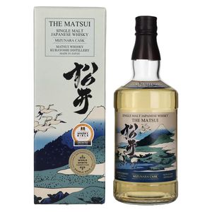 Matsui Mizunara Cask Single Malt Japanese Whisky, 0,7l, alc. 48 Vol.-%