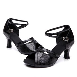 Frauen Kätzchen Latin Tanzschuhe,Open Toe Confory Schnalle Ankle Heel Sandalen,Farbe: Schwarz ,Größe:38