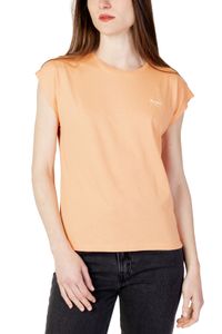 PEPE JEANS T-shirt Damen Baumwolle Orange GR79095 - Größe: S