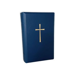 Gebetbuchhülle katholisch PVC wattiert blau für das neue Gotteslob