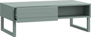 Furniture24 Couchtisch Bretania Cftt5168-U59 Kaffetisch 2 Schubladen (Salbei)