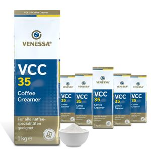 VENESSA VCC 35 Kaffeeweißer 5 x 1kg Vorteilspack Automatengeeignet Coffee Creamer