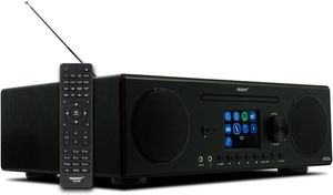 Ferguson Regent i450s Internetradio mit DAB+, FM, CD-Player, Bluetooth, WLAN, Spotify Connect, Farbdisplay, USB, AUX - HiFi-Radio mit Fernbedienung