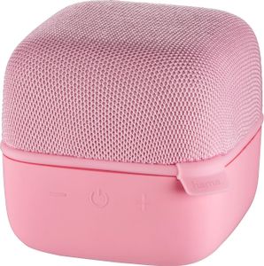 Hama Mobiler Bluetooth®-Lautsprecher "Cube", Rosa Hama