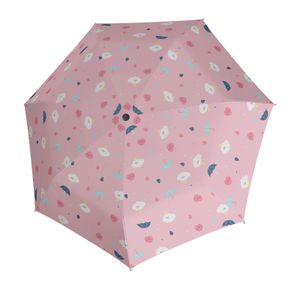 Doppler Mini Rainy Day Schultaschenschirm Regenschirm Kinderschirm, Farbe:Rosa
